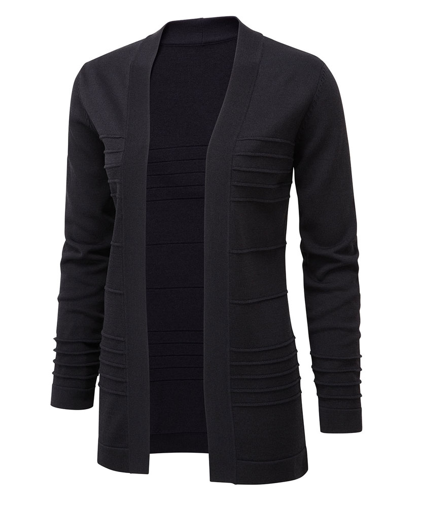 Rachel - jacket style with rib detail